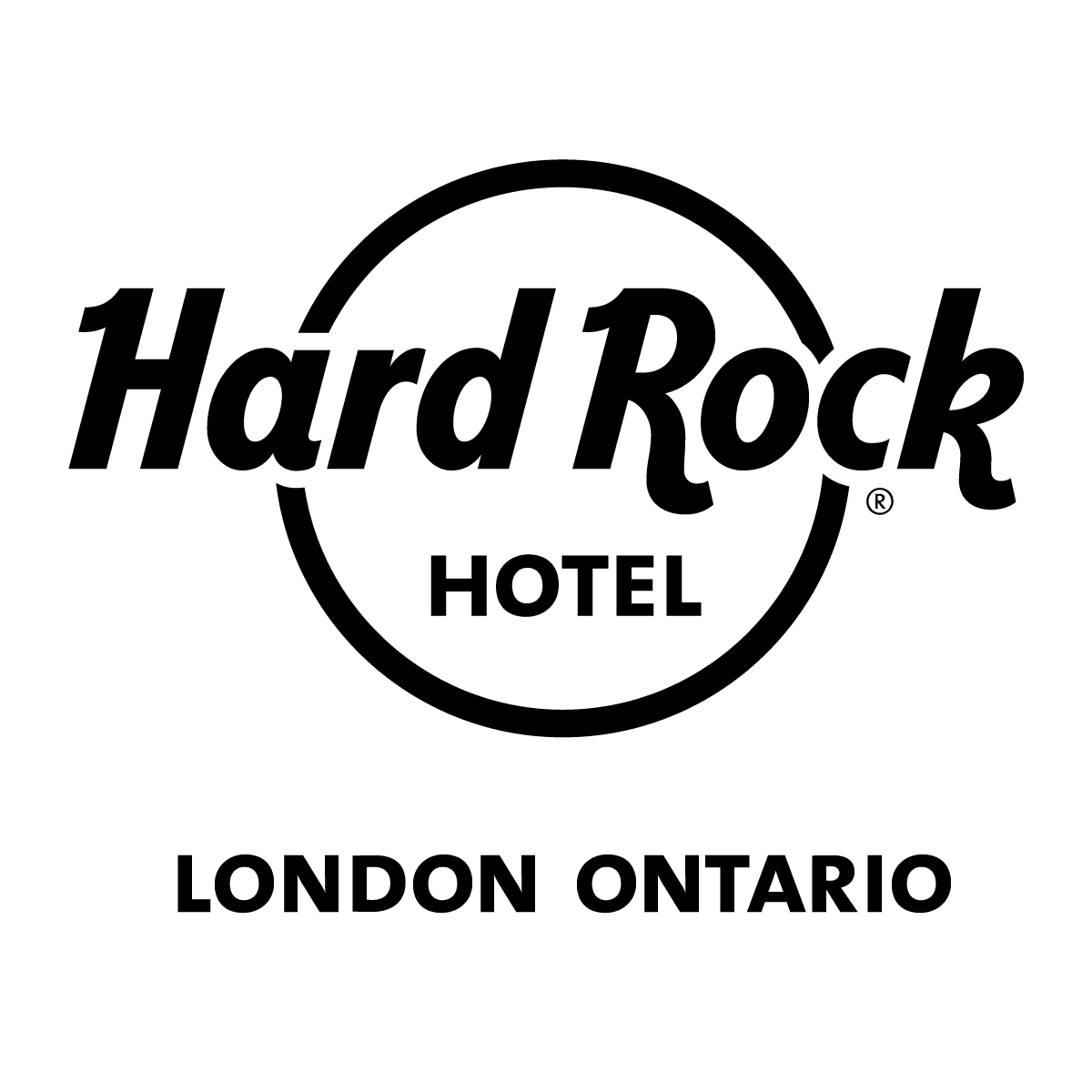 Logo Hard Rock Hotel London Ontario – Black